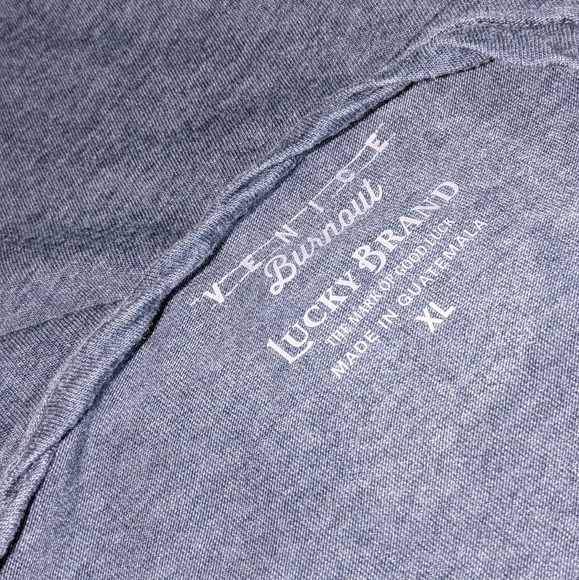 Lucky Brand Venice Burnout notch neck tee - Picture 2 of 16